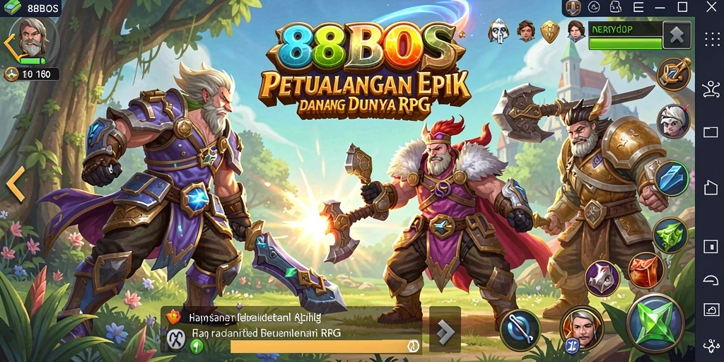 Tampilan gameplay seru dan mendebarkan dalam 88BOS.