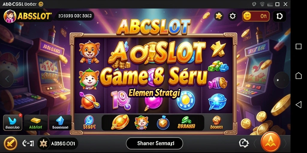 Screenshot gameplay <strong>ABCSLOT</strong> menampilkan slot menarik dengan karakter unik.