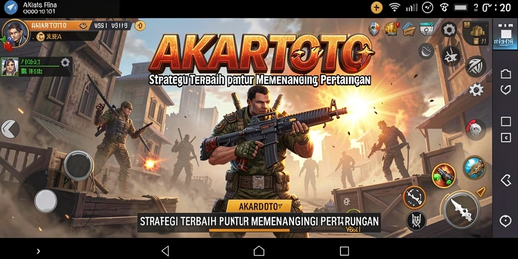 Tampilan menarik dari gameplay AKARTOTO yang penuh strategi.