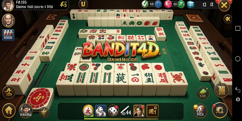Gameplay seru BANDIT4D yang menampilkan tantangan Mahjong.