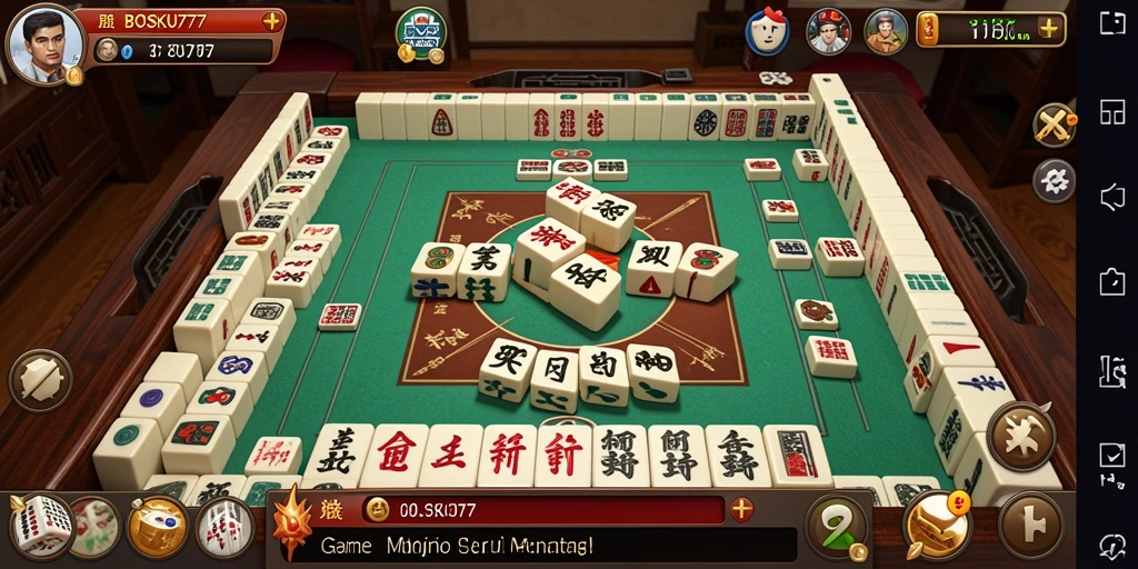 Gameplay menarik dalam BOSKU777 menampilkan Mahjong yang seru.