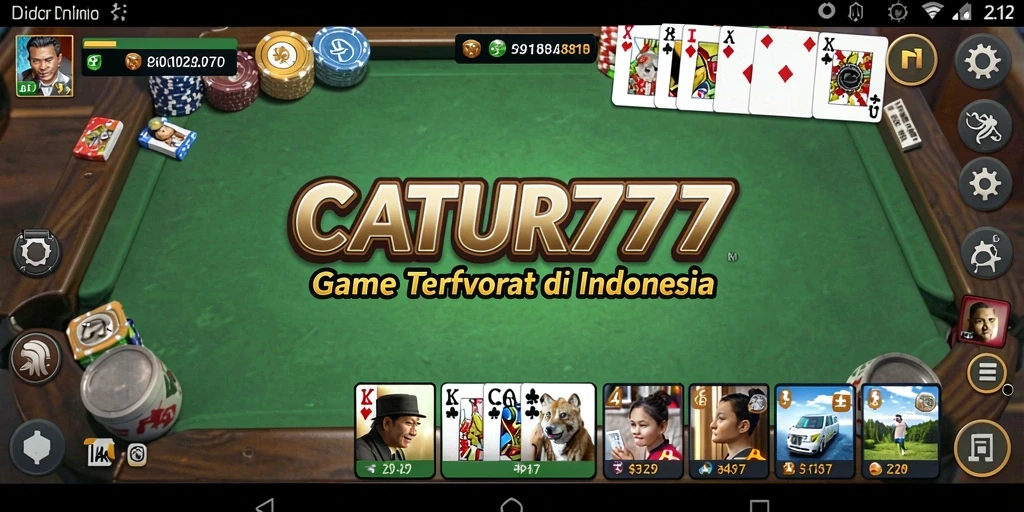 Tampilan menarik dari gameplay CATUR777 yang seru dan kompetitif.