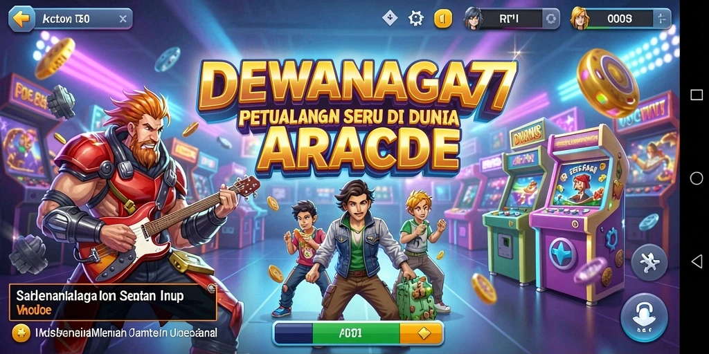 Tampilan gameplay DEWANAGA77 yang mendebarkan dan penuh warna.