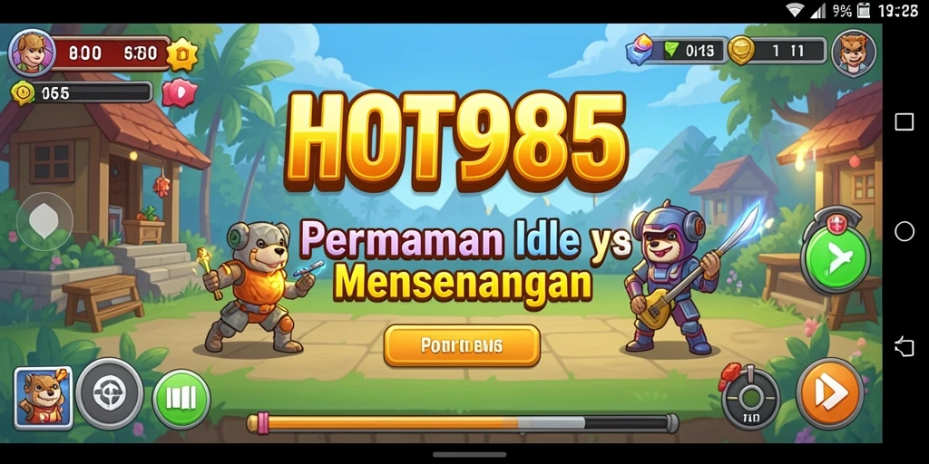 Tangkapan layar HOT985 memperlihatkan gameplay Idle yang menarik.