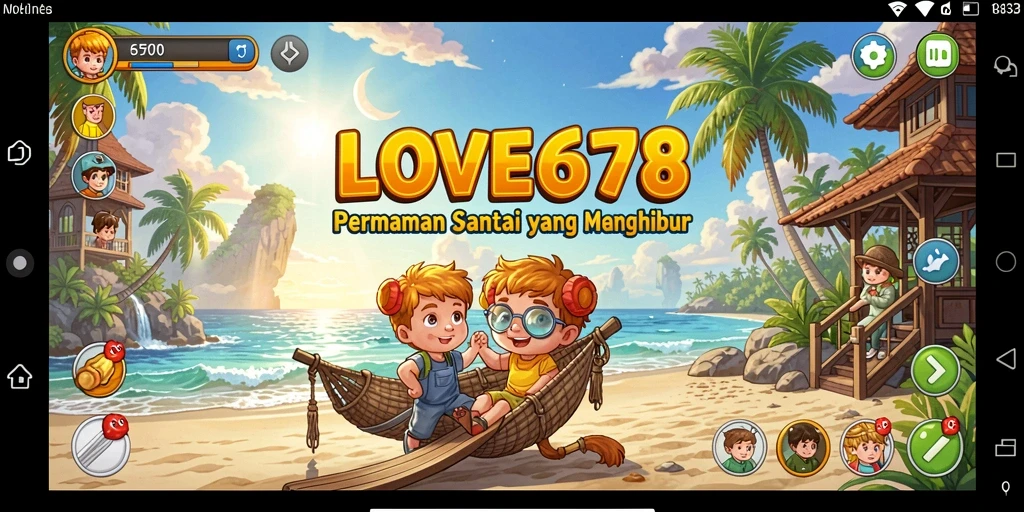 Tampilan gameplay LOVE678 yang cerah dan menarik.