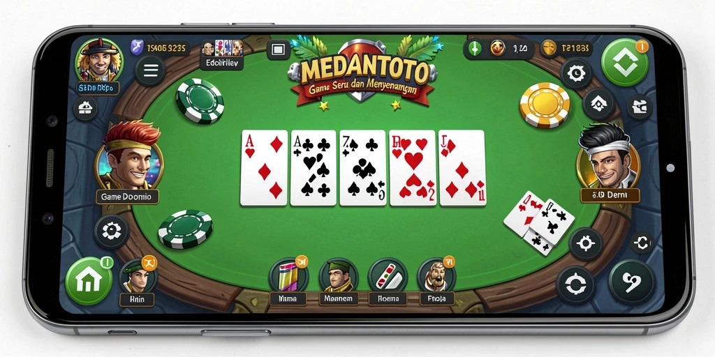 Tampilan gameplay seru dari MEDANTOTO yang mengasyikkan.