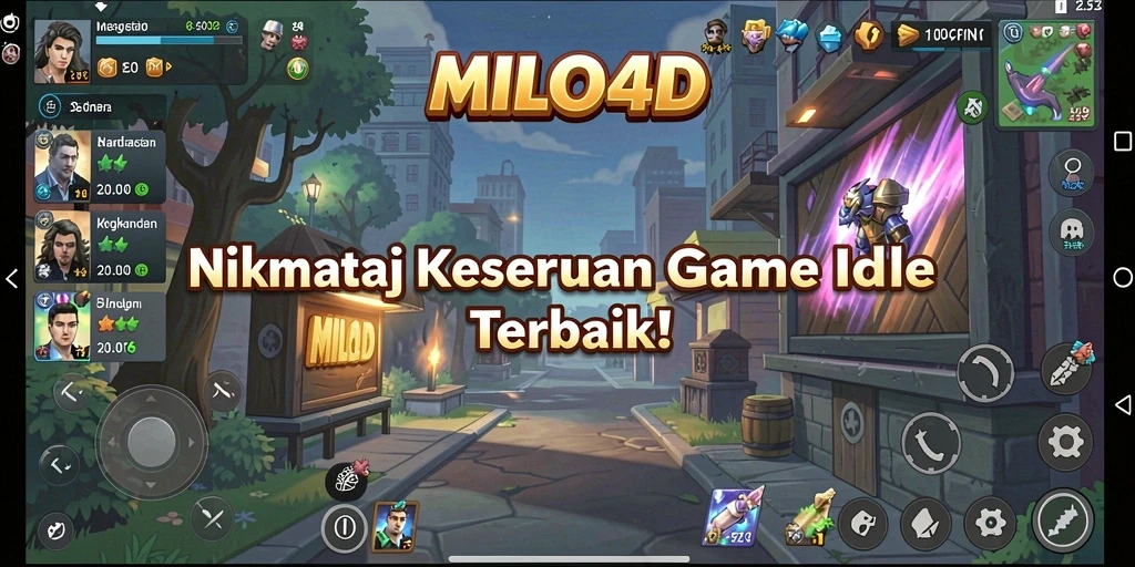 Tampilan gameplay <strong>MILO4D</strong> yang menawan dan menarik.
