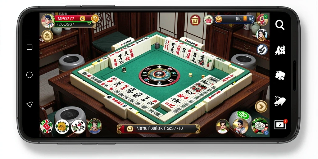 Tampilan gameplay MPO777 yang seru dan menarik dalam permainan Mahjong.