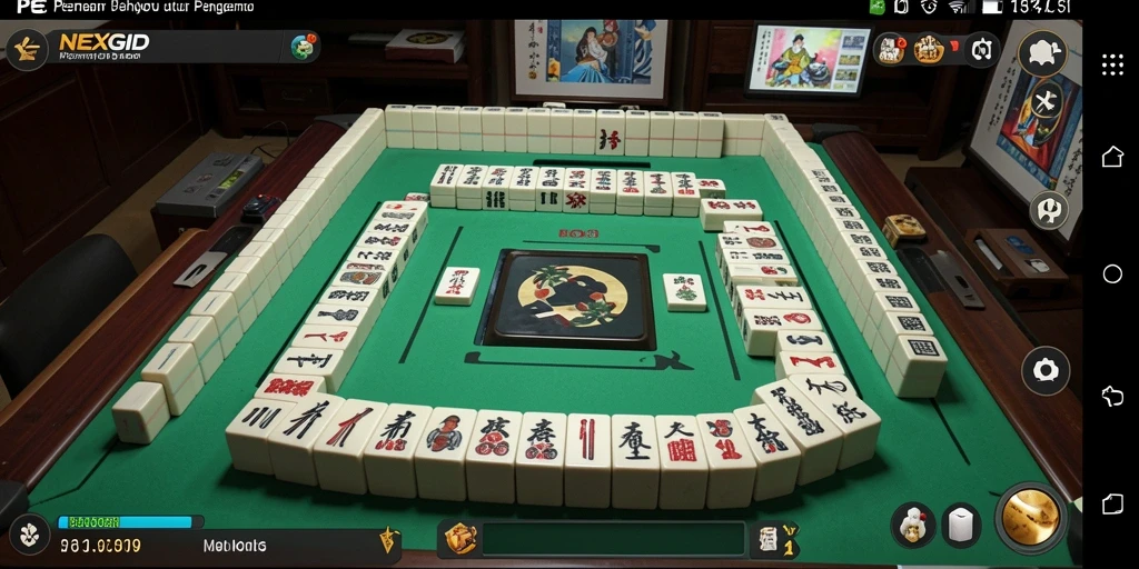 Tampilan permainan Mahjong yang menarik dan interaktif dari NEXGID.