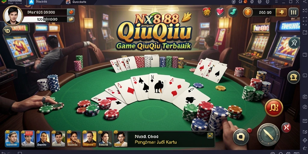 Screenshot gameplay QiuQiu di NX888 yang menarik.