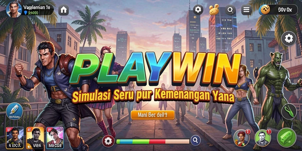 Tampilan gameplay <strong>PLAYWIN</strong> yang mendebarkan dan menarik.