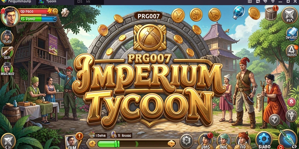 Tampak gameplay menarik dari PRG007 dengan interaksi bisnis.
