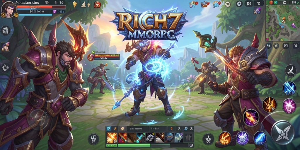 Tampilan gameplay RICH7 yang menakjubkan dan mengasyikkan.