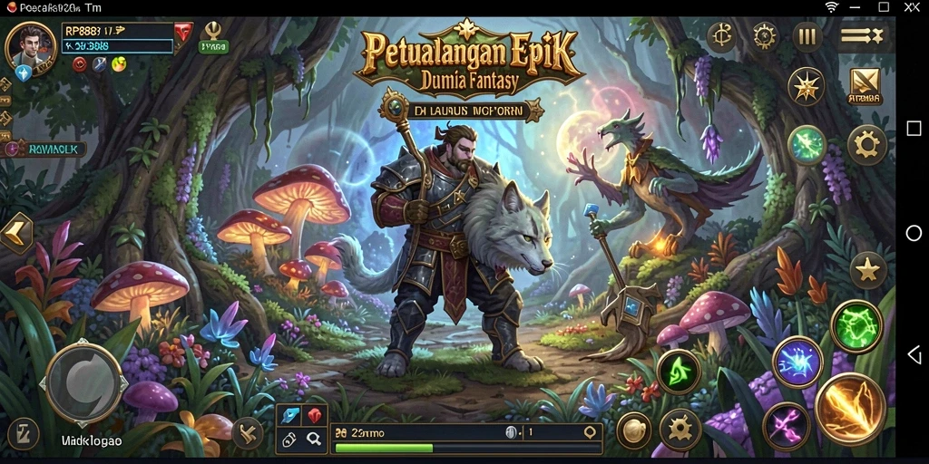 Tampilan gameplay RP888 yang menakjubkan dan penuh aksi.