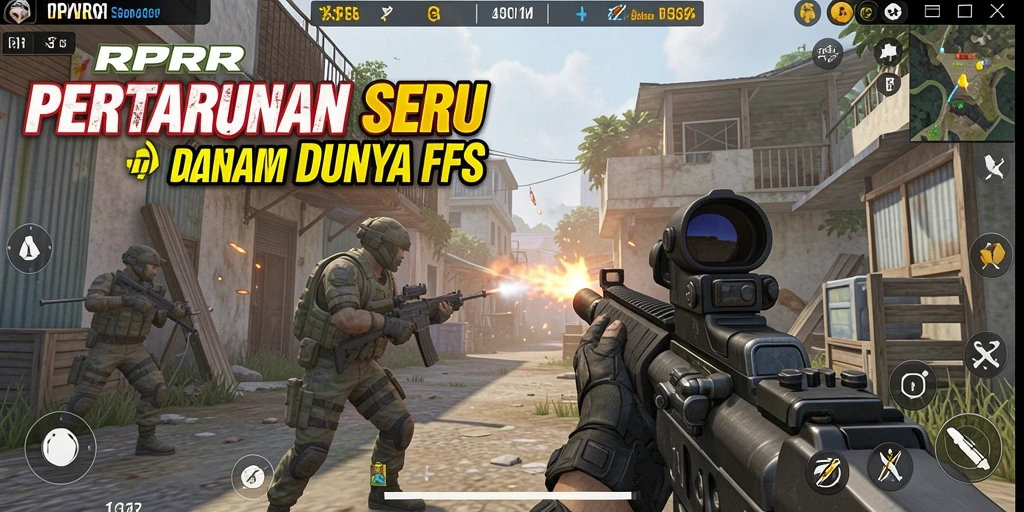 Tampilan apik dari pertempuran seru dalam RPRR.