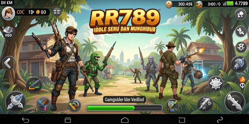 Tampilan gameplay dalam RR789 yang mengasyikkan dan menarik.