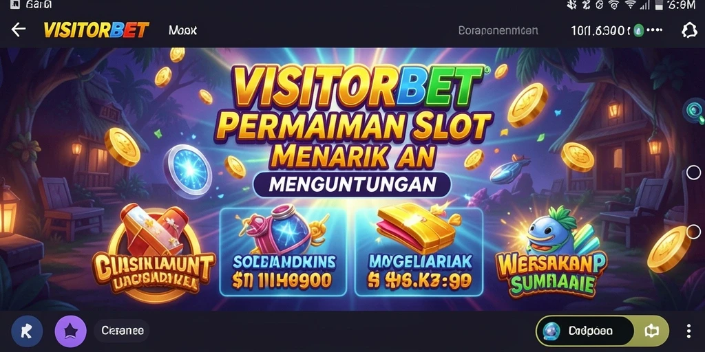 Screenshot gameplay <strong>VISITORBET</strong> menampilkan pengalaman slot yang seru dan menggembirakan.