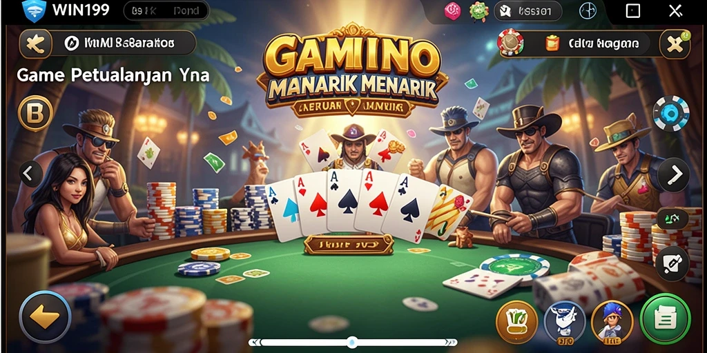 Tampilan gameplay WIN199 yang menarik pada aplikasi Kasino.