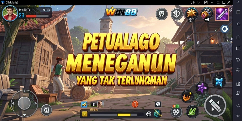 Tangkapan layar WIN88 menampilkan aksi petualangan yang mendebarkan.