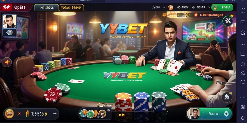 Tampilkan gameplay menarik dari permainan Poker YYBET.